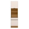 Paneleiro Duplo 2 Portas 215x58 cm Etna Carvalho Oak Off White POLIMAN