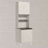 Paneleiro Duplo 4 Portas 70cm MDF Kali 12230 Bianco Toq Bianco Toq Nicioli