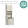 Paneleiro Duplo 4 Portas 70cm MDF Kali 12230 Bianco Toq Bianco Toq Nicioli