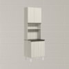 Paneleiro Duplo 4 Portas 70cm MDF Kali 12230 Bianco Toq Bianco Toq Nicioli