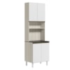 Paneleiro Duplo 4 Portas 70cm MDF Kali 12230 Bianco Toq Branco Uv Nicioli