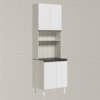 Paneleiro Duplo 4 Portas 70cm MDF Kali 12230 Bianco Toq Branco Uv Nicioli