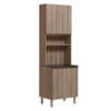 Paneleiro Duplo 4 Portas 70cm MDF Kali 12230 Carvalho Toq Carvalho Toq Nicioli