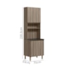 Paneleiro Duplo 4 Portas 70cm MDF Kali 12230 Carvalho Toq Carvalho Toq Nicioli