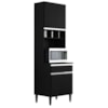Paneleiro Microondas 202X61cm Andreia Preto REAJL Moveis