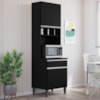 Paneleiro Microondas 202X61cm Andreia Preto REAJL Moveis