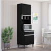 Paneleiro Microondas 202X61cm Andreia Preto REAJL Moveis