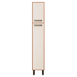 Paneleiro Simples 2 Portas 218x40 cm Malta Freijo Off Acetinado POLIMAN