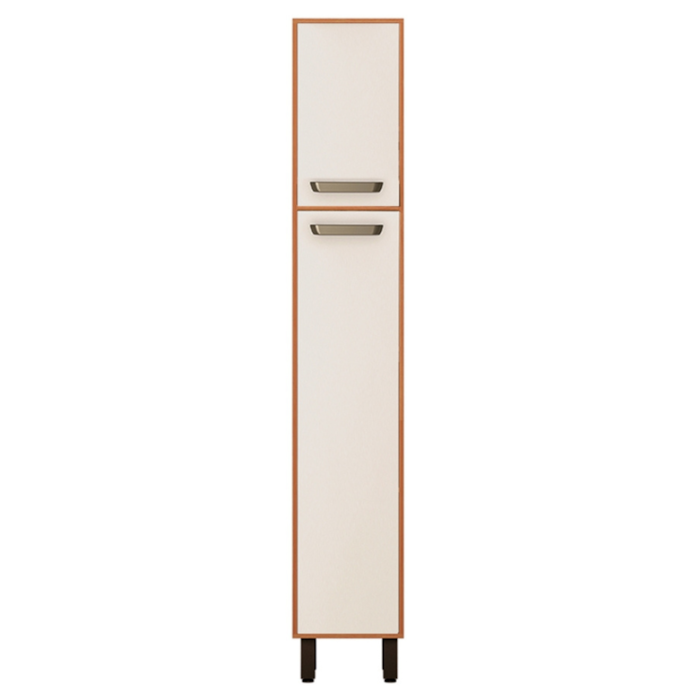 Paneleiro Simples 2 Portas 218x40 cm Malta Freijo Off Acetinado POLIMAN