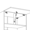 Paneleiro Torre Quente 3 Portas 216x70 cm 2006801 Cinamomo Branco ARMoveis