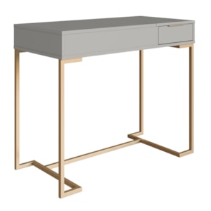 Penteadeira 91 cm Com Espelho Basculante 1 GV P1040 Champagne Arenas PP Milani Penteadeira 91 cm Com Espelho Basculante 1 GV P1040 Champagne Arenas PP Milani
