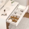 Penteadeira Espelho Camarim 90 cm Wish Branco BECHARA