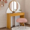 Penteadeira Espelho Camarim 90 cm Wish Naturalle Branco BECHARA