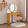 Penteadeira Espelho Camarim 90 cm Wish Naturalle Branco BECHARA