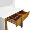 Penteadeira Espelho Camarim Rouge 90 cm Branco Naturalle BECHARA