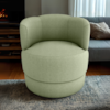 Poltrona Base Giratoria Marselha Boucle F494 Oliva Milani Store