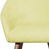 Poltrona Cadeira Decorativa Pes Madeira Adapt Veludo Bege Vazzano