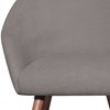 Poltrona Cadeira Decorativa Pes Madeira Adapt Veludo Capuccino Vazzano