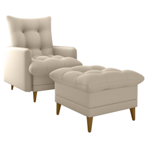 Poltrona De Amamentaçao E Puff Montreal Veludo Light Bege Milani Store Poltrona De Amamentaçao E Puff Montreal Veludo Light Bege Milani Store