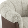 Poltrona Decorativa Alce Pes Madeira Boucle E Courino TCE 1018 TCS 721 MOLL