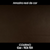 Poltrona Decorativa Alce Pes Madeira Courino TCS 721 MOLL