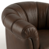 Poltrona Decorativa Alce Pes Madeira Courino TCS 721 MOLL