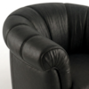 Poltrona Decorativa Alce Pes Madeira Courino TCS 724 MOLL