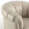 Poltrona Decorativa Alce Pes Madeira Courino TCS 725 MOLL