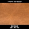 Poltrona Decorativa Alce Pes Madeira Courino TCS 727 MOLL