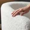 Poltrona Decorativa Aura Pes Madeira Boucle TCE 1010 MOLL