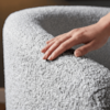Poltrona Decorativa Aura Pes Madeira Boucle TCE 1018 MOLL