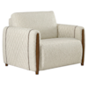 Poltrona Decorativa Aurora Pes Madeira Boucle TCE 1010 MOLL