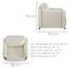 Poltrona Decorativa Aurora Pes Madeira Boucle TCE 1010 MOLL