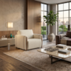 Poltrona Decorativa Aurora Pes Madeira Boucle TCE 1010 MOLL