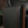 Poltrona Decorativa Aurora Pes Madeira Courino TCS 724 MOLL