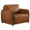 Poltrona Decorativa Aurora Pes Madeira Courino TCS 727 MOLL