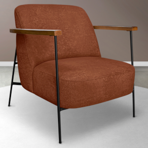 Poltrona Decorativa Base Em Aço Esra 88 cm Boucle 3303 Ezz