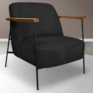 Poltrona Decorativa Base Em Aço Esra 88 cm Boucle 3304 Ezz