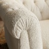 Poltrona Decorativa Capitone Acorde Pes MDF Boucle TCE 1010 MOLL
