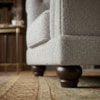 Poltrona Decorativa Capitone Acorde Pes MDF Boucle TCE 1018 MOLL