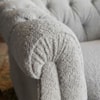 Poltrona Decorativa Capitone Acorde Pes MDF Boucle TCE 1018 MOLL