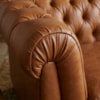Poltrona Decorativa Capitone Acorde Pes MDF Courino TCS 727 MOLL