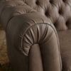 Poltrona Decorativa Capitone Acorde Pes MDF Courino TCS 729 MOLL