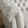 Poltrona Decorativa Capitone Acorde Pes MDF Linho TCS 701 MOLL