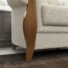 Poltrona Decorativa Capitone Milano Pes Madeira Boucle TCE 1010 MOLL
