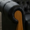 Poltrona Decorativa Capitone Milano Pes Madeira Courino TCS 724 MOLL