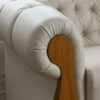 Poltrona Decorativa Capitone Milano Pes Madeira Courino TCS 725 MOLL