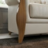 Poltrona Decorativa Capitone Milano Pes Madeira Courino TCS 725 MOLL