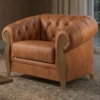 Poltrona Decorativa Capitone Milano Pes Madeira Courino TCS 727 MOLL