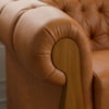 Poltrona Decorativa Capitone Milano Pes Madeira Courino TCS 727 MOLL